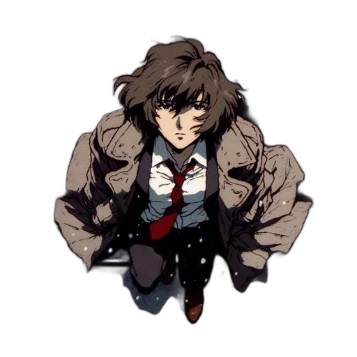 jacket, umbrella, staff, weapon transparent PNG cut-out
