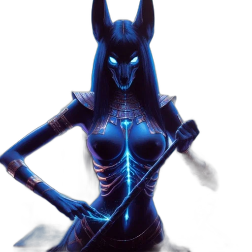 mask, dress, staff, concept art transparent PNG cut-out