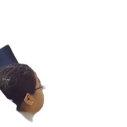 hair, face, staff, hat transparent PNG cut-out