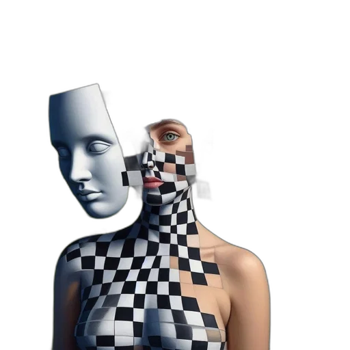 mask, face, robot, dress transparent PNG cut-out