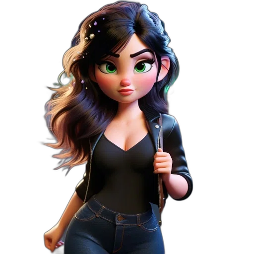 staff, jacket, cartoon, 3d render transparent PNG cut-out