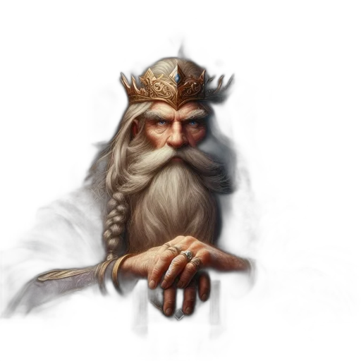 crown, staff, dragon, face transparent PNG cut-out