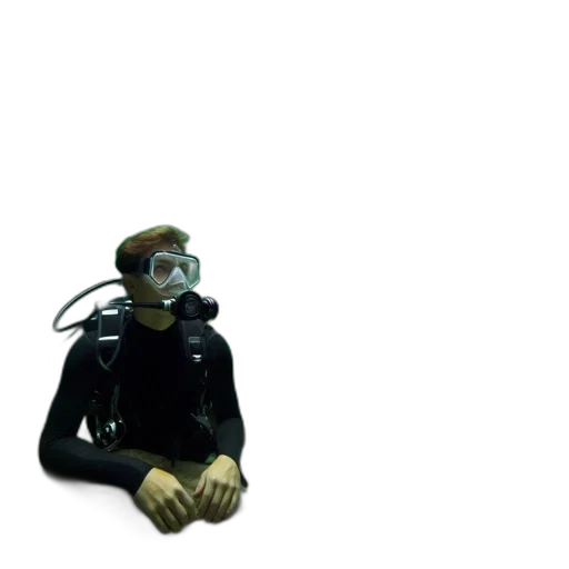 mask, robot, creature, staff transparent PNG cut-out