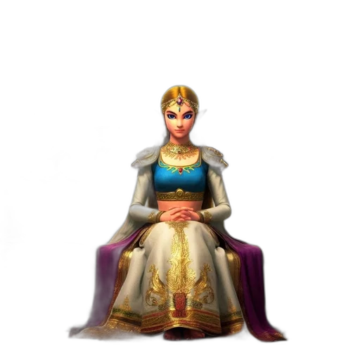 crown, dress, jewelry, staff transparent PNG cut-out