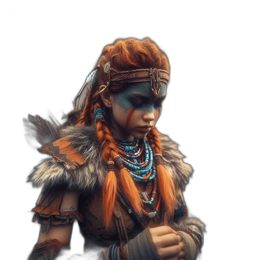 staff, jewelry, face, mask transparent PNG cut-out
