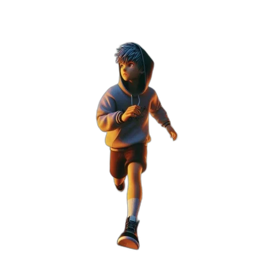 creature, mask, weapon, jacket transparent PNG cut-out