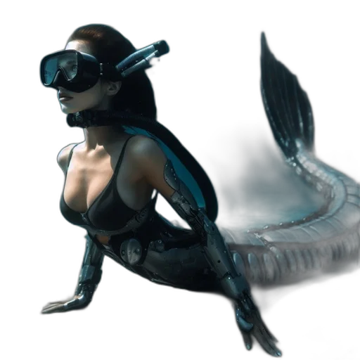 creature, mask, dragon, staff transparent PNG cut-out