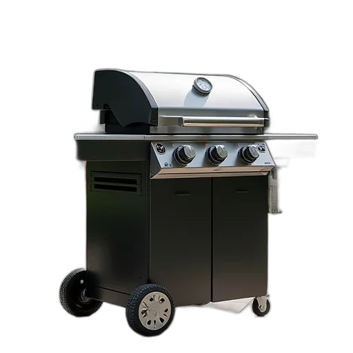 robot, 3d render, photorealistic, barbecuemaster transparent PNG cut-out