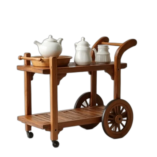 furniture, 3d render, photorealistic, wooden transparent PNG cut-out