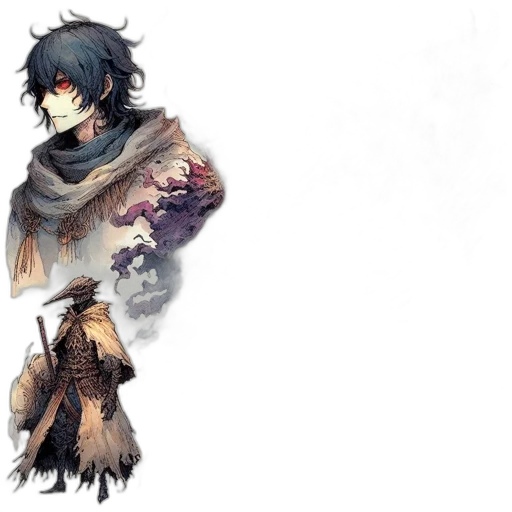 weapon, sword, staff, fantasy art transparent PNG cut-out
