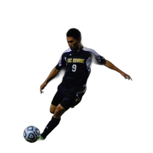 photorealistic, soccer, player, irvine transparent PNG cut-out