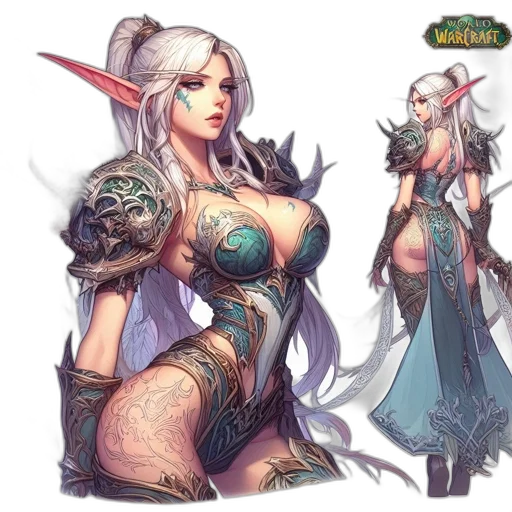 fantasy art, concept art, comic book art, pixel art transparent PNG cut-out