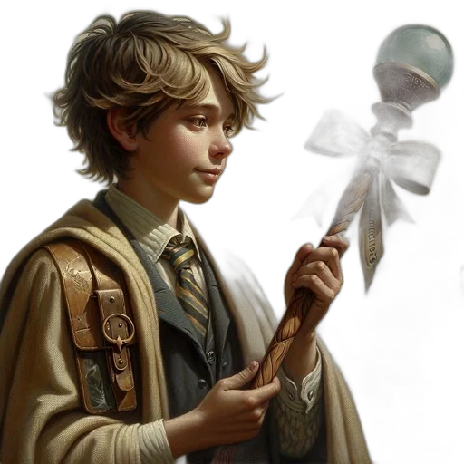 staff, sword, umbrella, fantasy art transparent PNG cut-out