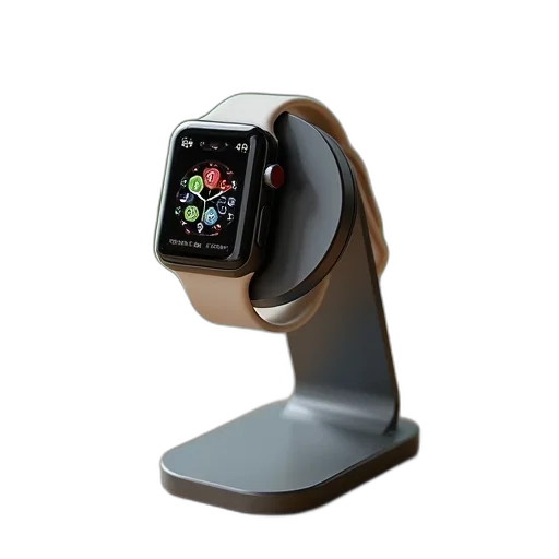 3d render, ugreen, apple, watch transparent PNG cut-out
