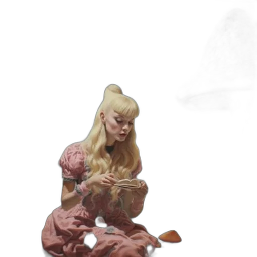 dress, staff, weapon, face transparent PNG cut-out