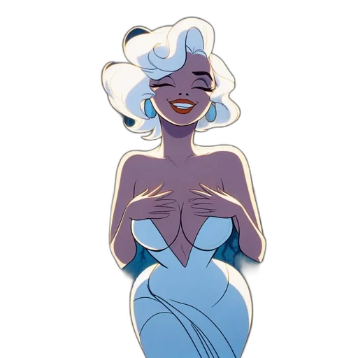 dress, jewelry, concept art, cartoon transparent PNG cut-out