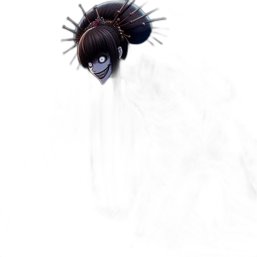hair, creature, dragon, crown transparent PNG cut-out