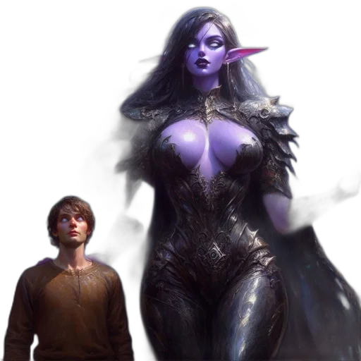 fantasy art, concept art, comic book art, pixel art transparent PNG cut-out