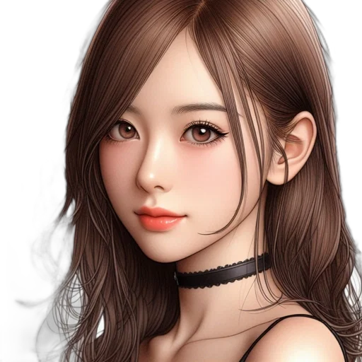 face, jewelry, photorealistic, fantasy art transparent PNG cut-out