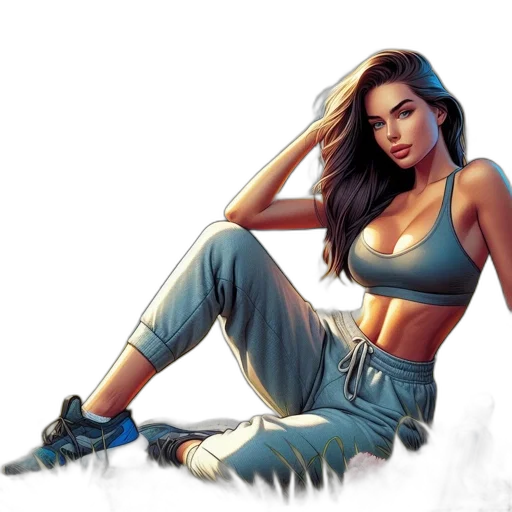 photorealistic, concept art, fantasy art, comic book art transparent PNG cut-out