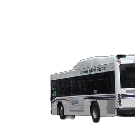 3d render, two, white, buses transparent PNG cut-out