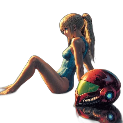 robot, creature, dress, weapon transparent PNG cut-out
