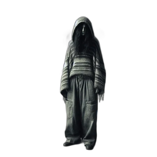 dress, creature, jacket, mask transparent PNG cut-out
