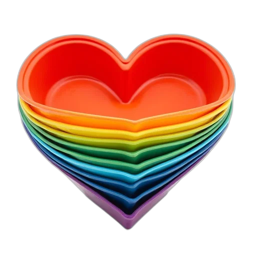 jewelry, colorful, neon, stack transparent PNG cut-out