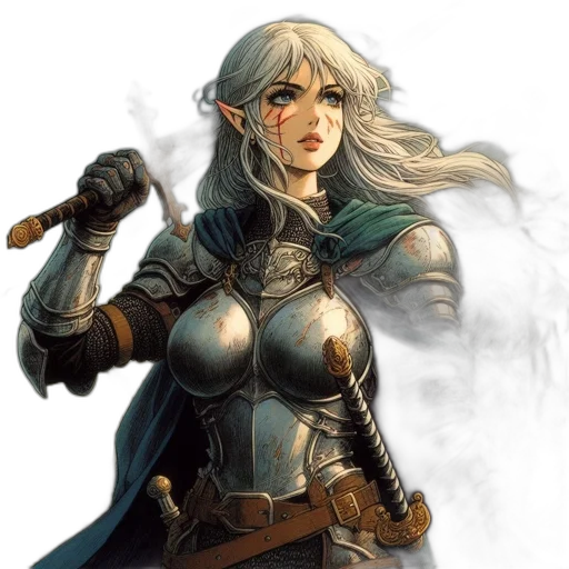 sword, weapon, fantasy art, concept art transparent PNG cut-out