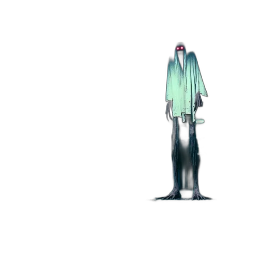 robot, creature, staff, umbrella transparent PNG cut-out
