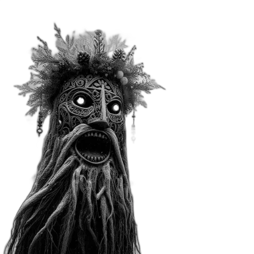 creature, hair, animal, mask transparent PNG cut-out