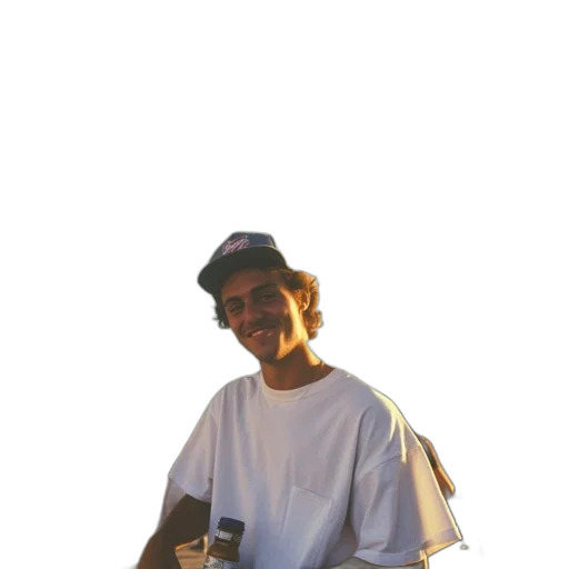 staff, hat, creature, face transparent PNG cut-out