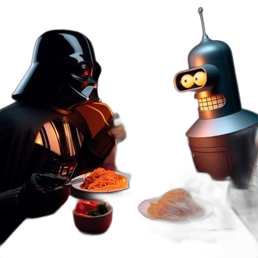 food, concept art, 3d render, comic book art transparent PNG cut-out