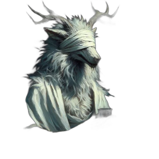 creature, animal, dragon, staff transparent PNG cut-out