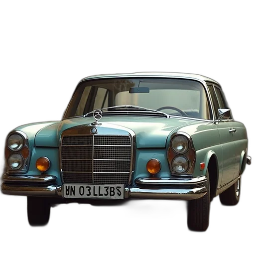 car, photorealistic, 3d render, oil painting transparent PNG cut-out