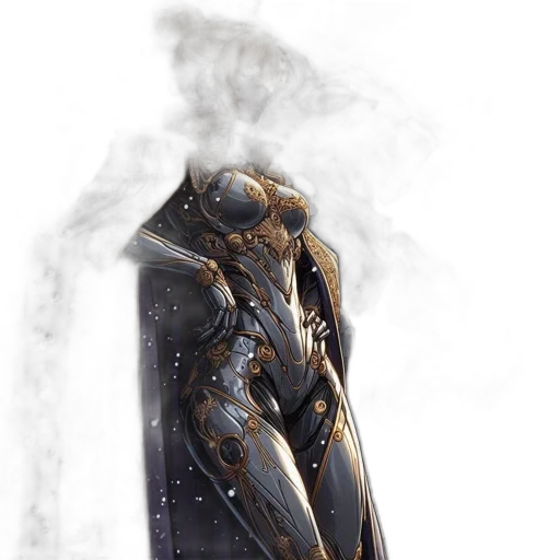 robot, dress, weapon, concept art transparent PNG cut-out
