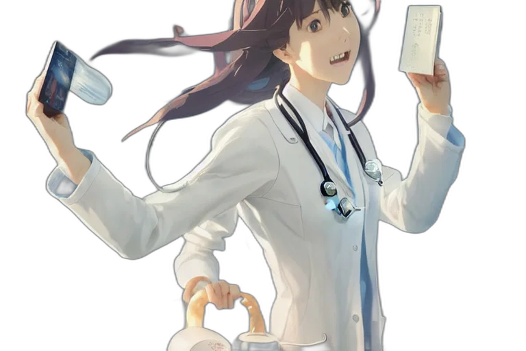 staff, robot, food, concept art transparent PNG cut-out