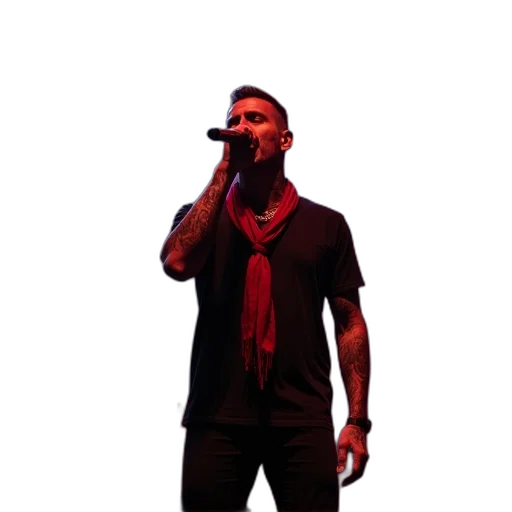 jacket, staff, red, person transparent PNG cut-out
