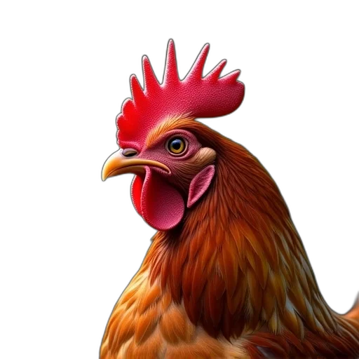 animal, food, photorealistic, 3d render transparent PNG cut-out