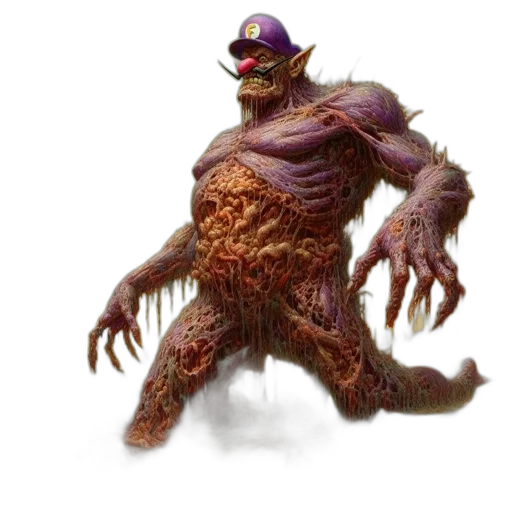 creature, animal, concept art, 3d render transparent PNG cut-out