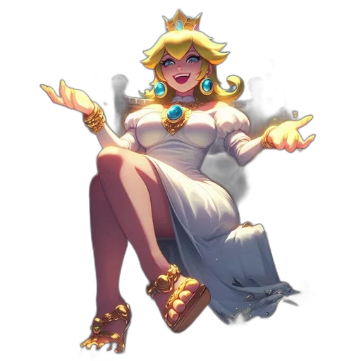 crown, jewelry, dress, staff transparent PNG cut-out