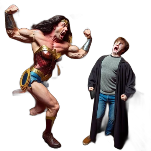 comic book art, concept art, 3d render, fantasy art transparent PNG cut-out