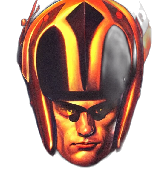 mask, face, robot, crown transparent PNG cut-out