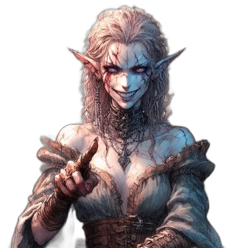 dragon, face, creature, staff transparent PNG cut-out
