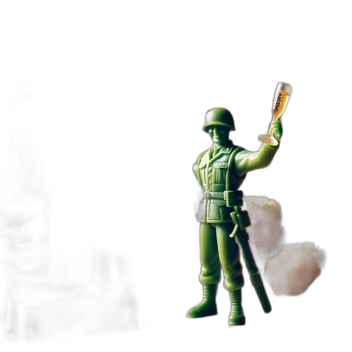 weapon, bottle, staff, robot transparent PNG cut-out