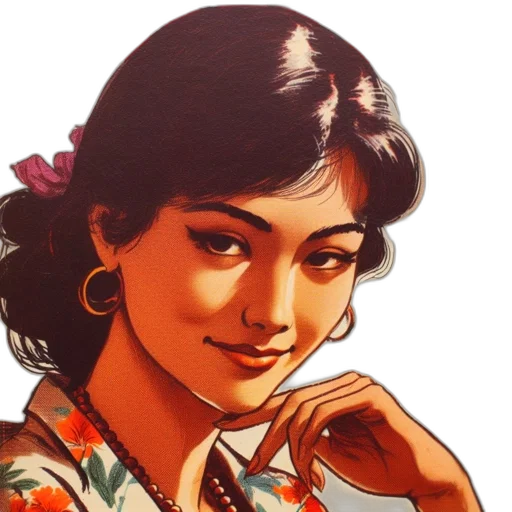face, jewelry, photorealistic, cartoon transparent PNG cut-out
