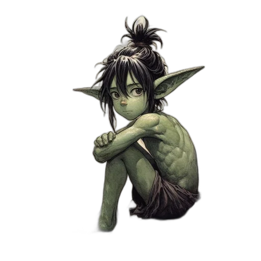 creature, dragon, staff, fantasy art transparent PNG cut-out