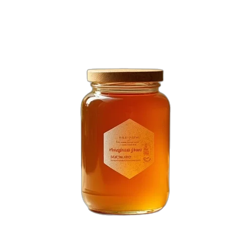 bottle, jar, honey, tea transparent PNG cut-out