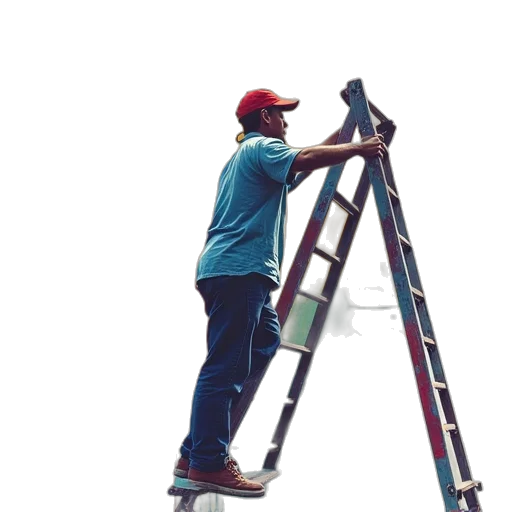 staff, robot, hat, weapon transparent PNG cut-out