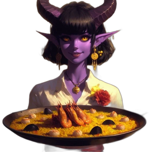 food, staff, face, jewelry transparent PNG cut-out